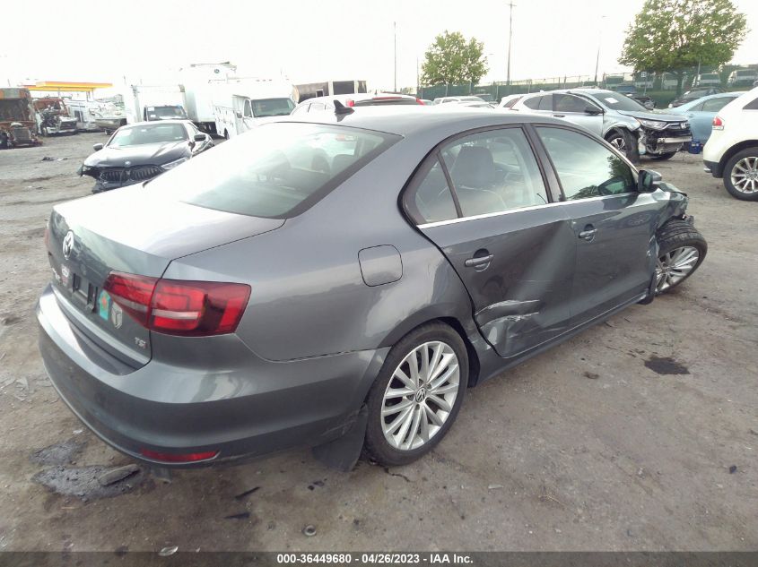 2016 VOLKSWAGEN JETTA SEDAN 1.8T SEL - 3VWL17AJ5GM204906