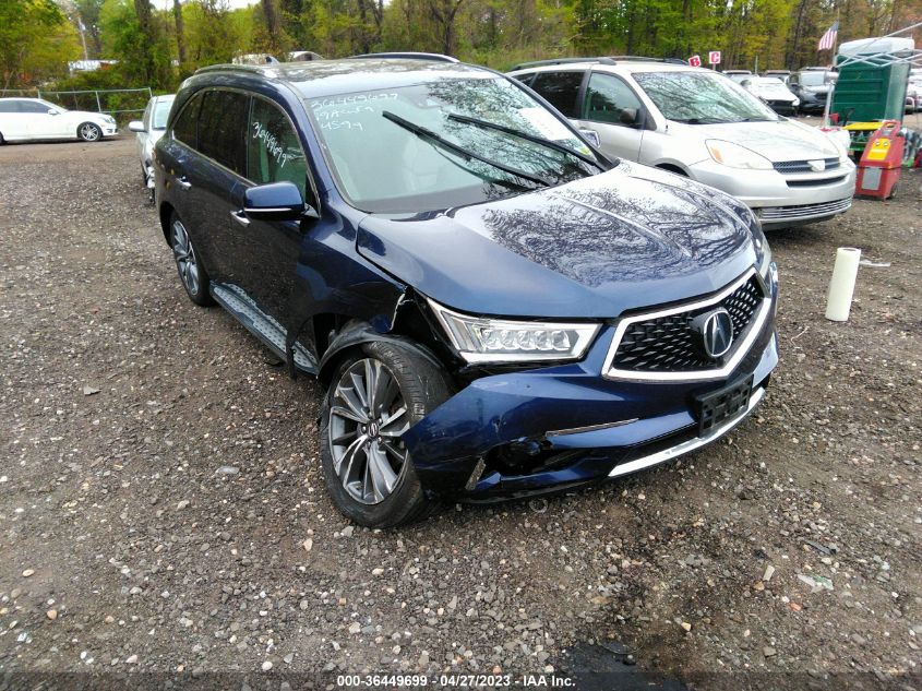 2019 ACURA MDX W/TECHNOLOGY PKG - 5J8YD4H53KL029347