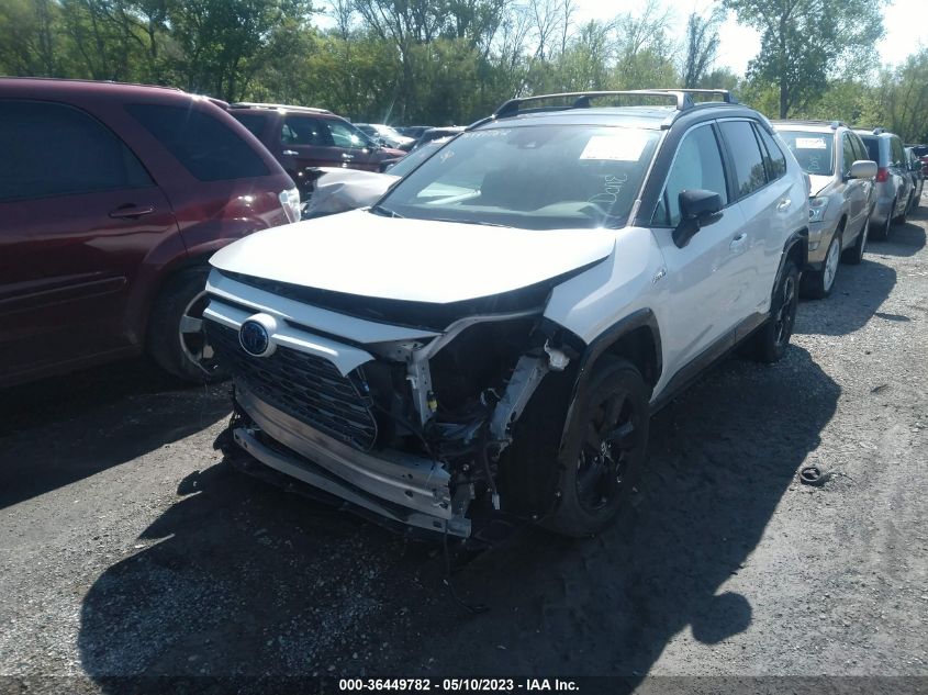 2021 TOYOTA RAV4 HYBRID XSE - 2T3E6RFV3MW007795