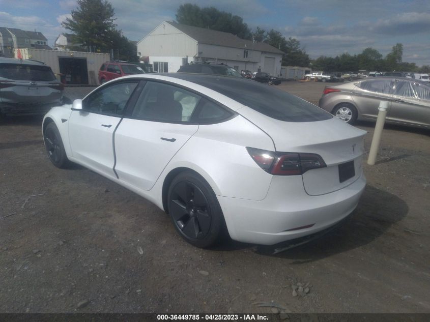 2021 TESLA MODEL 3 LONG RANGE - 5YJ3E1EB1MF050654