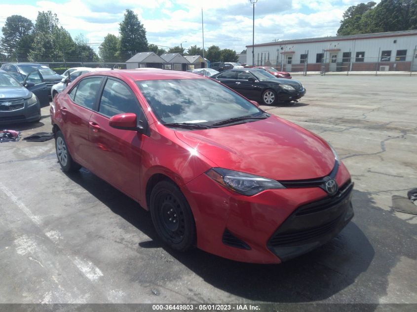 2017 TOYOTA COROLLA L/LE/XLE/SE - 2T1BURHE6HC761991