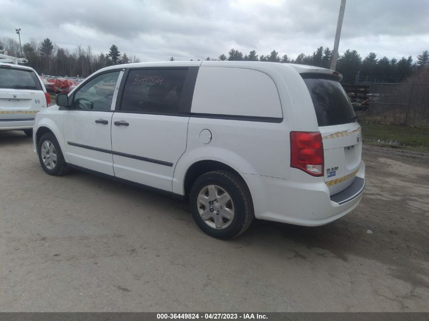 2014 RAM CARGO VAN TRADESMAN 2C4JRGAG9ER180929