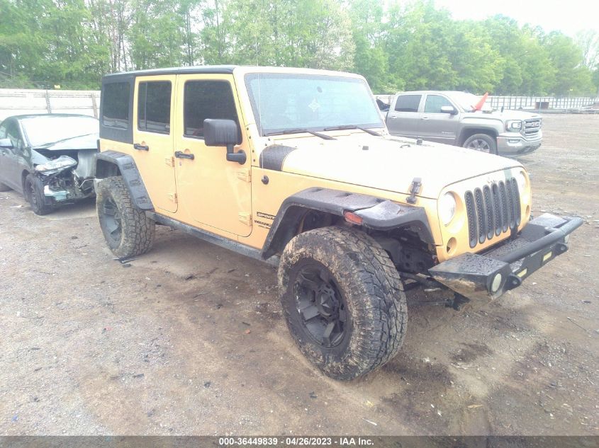 2014 JEEP WRANGLER UNLIMITED SPORT - 1C4BJWDGXEL117963