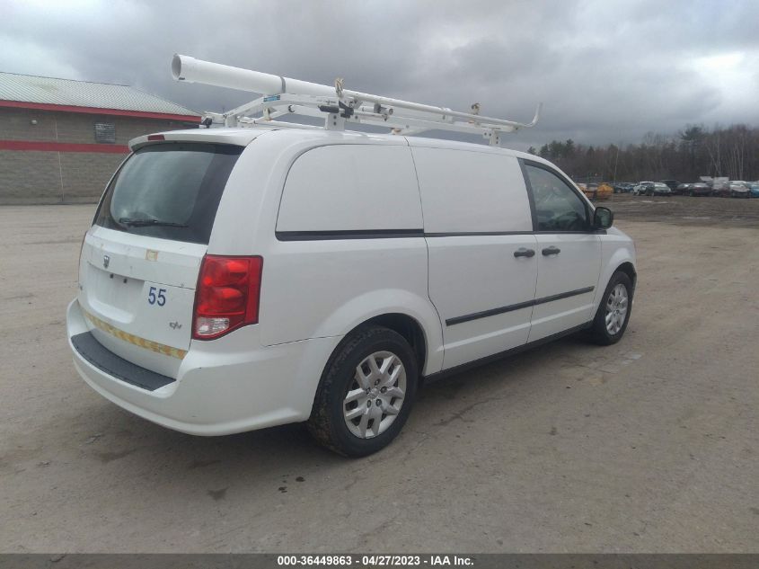 2014 RAM CARGO VAN TRADESMAN 2C4RRGAG9ER181369