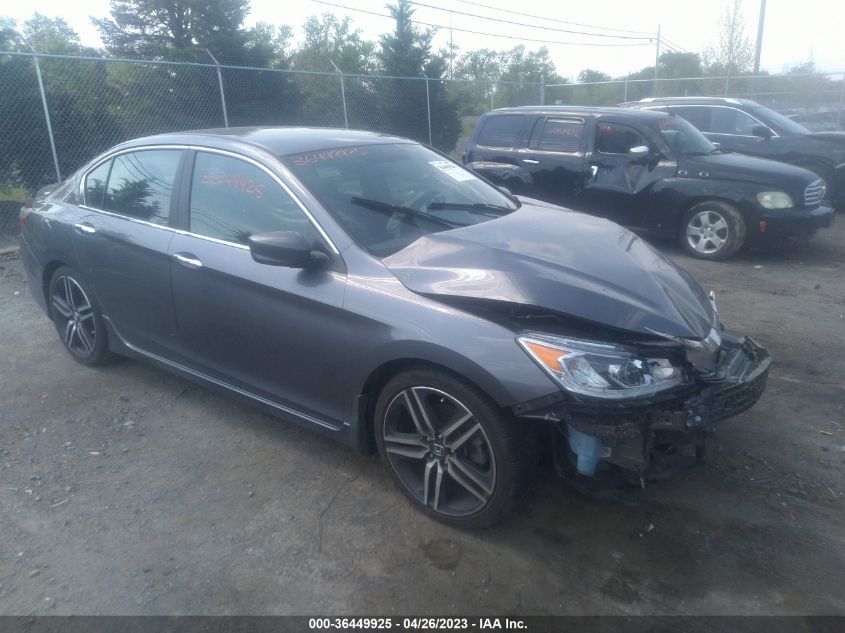 2016 HONDA ACCORD SEDAN SPORT - 1HGCR2F55GA171771