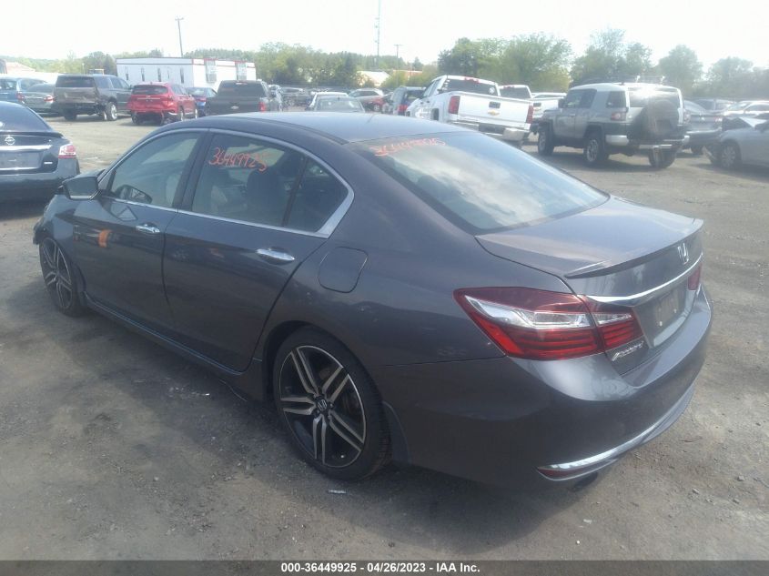 2016 HONDA ACCORD SEDAN SPORT - 1HGCR2F55GA171771