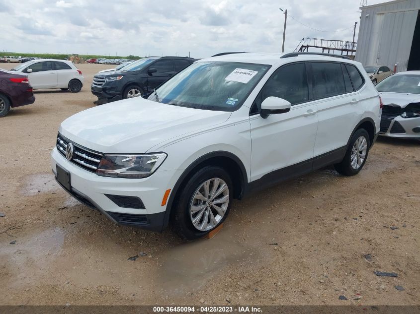 2019 VOLKSWAGEN TIGUAN S - 3VV1B7AX6KM018734