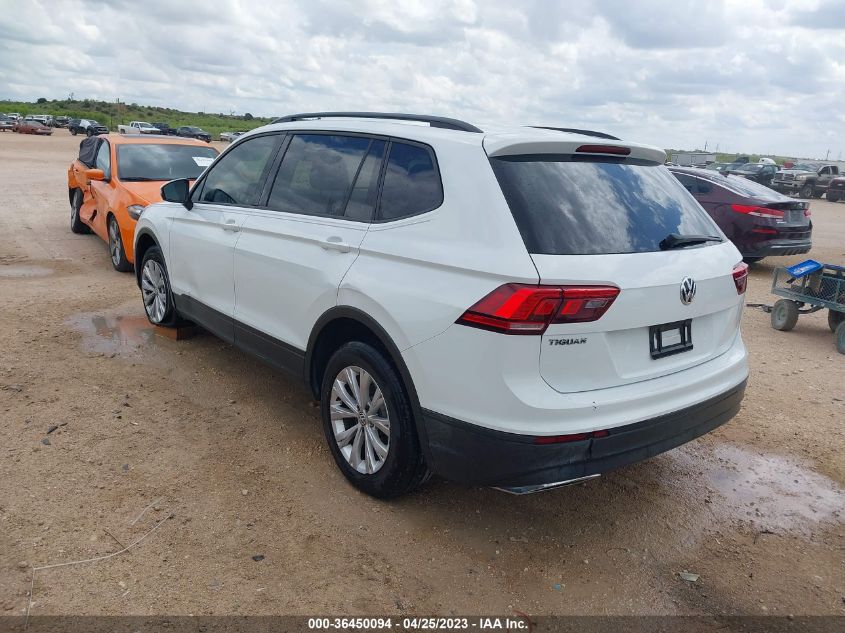 2019 VOLKSWAGEN TIGUAN S - 3VV1B7AX6KM018734