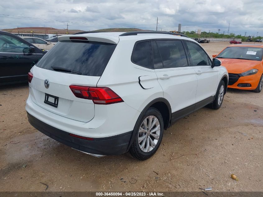 2019 VOLKSWAGEN TIGUAN S - 3VV1B7AX6KM018734