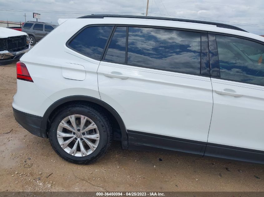 2019 VOLKSWAGEN TIGUAN S - 3VV1B7AX6KM018734