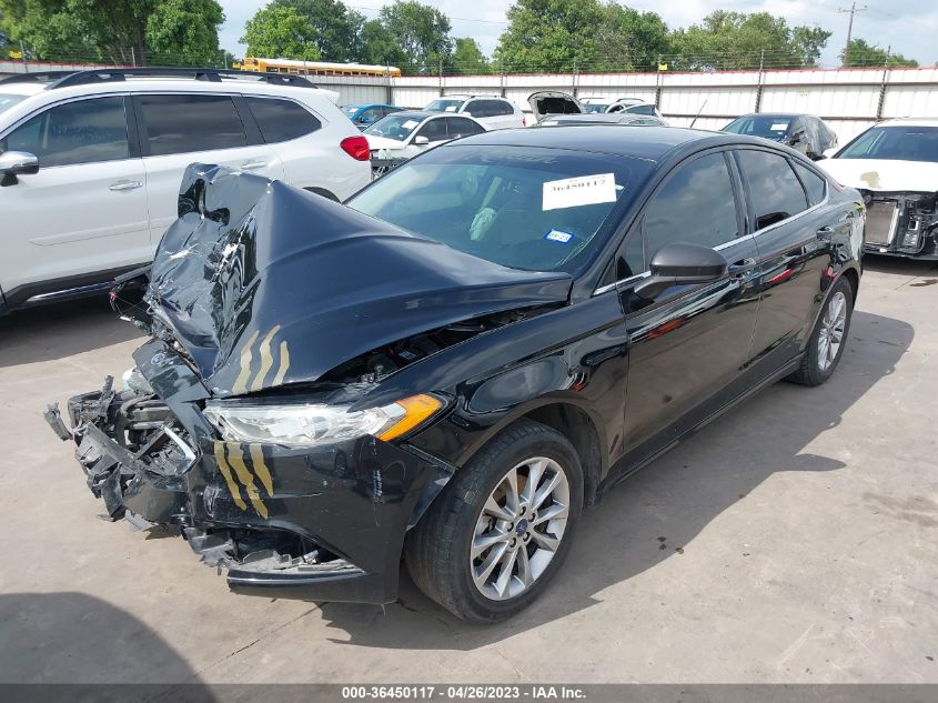 2017 FORD FUSION SE - 3FA6P0HD0HR371853