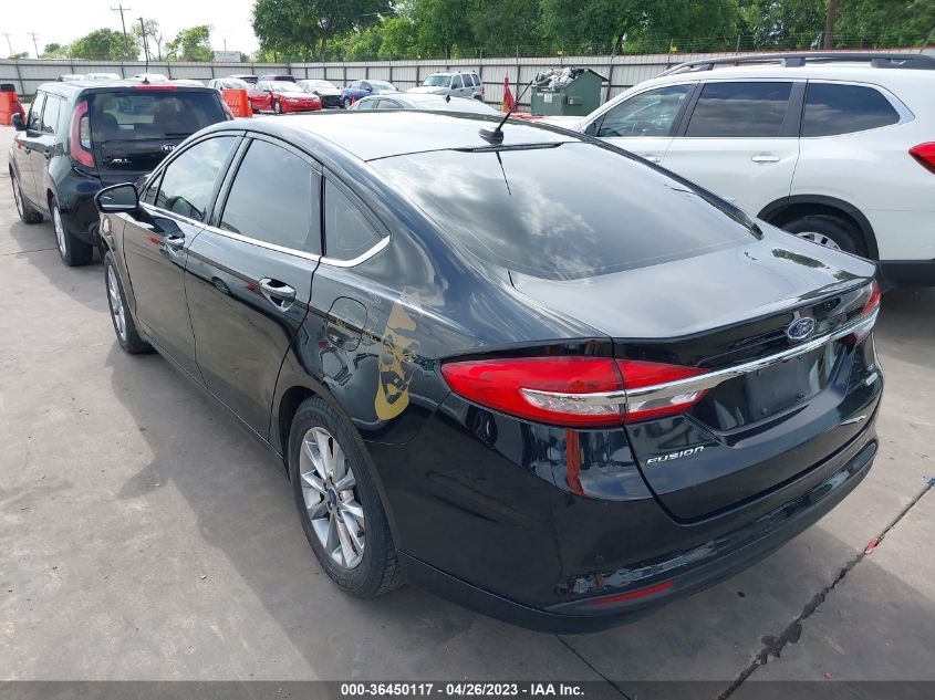 2017 FORD FUSION SE - 3FA6P0HD0HR371853