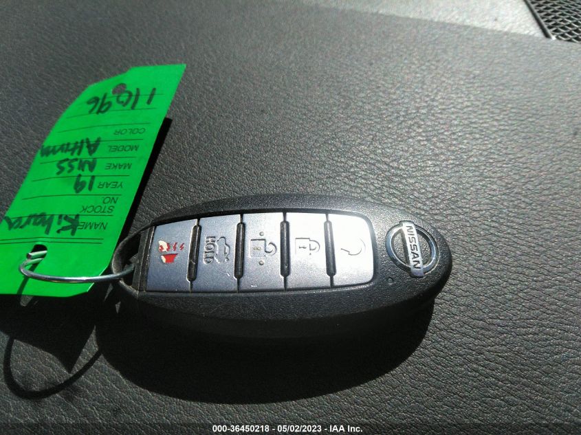 2019 NISSAN ALTIMA 2.5 SR - 1N4BL4CV9KC107845