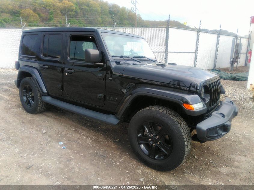 2019 JEEP WRANGLER UNLIMITED SAHARA ALTITUDE - 1C4HJXEG0KW637422