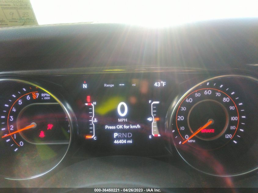 2019 JEEP WRANGLER UNLIMITED SAHARA ALTITUDE - 1C4HJXEG0KW637422