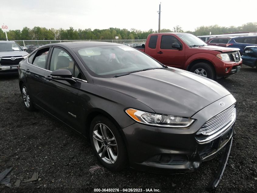 2016 FORD FUSION SE HYBRID - 3FA6P0LU8GR388003