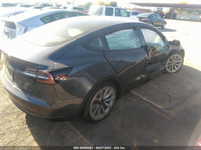 2022 TESLA MODEL 3 - 5YJ3E1EA9NF198835