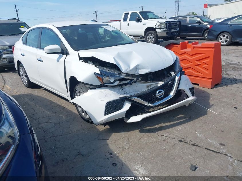 2016 NISSAN SENTRA S - 3N1AB7AP7GY334225