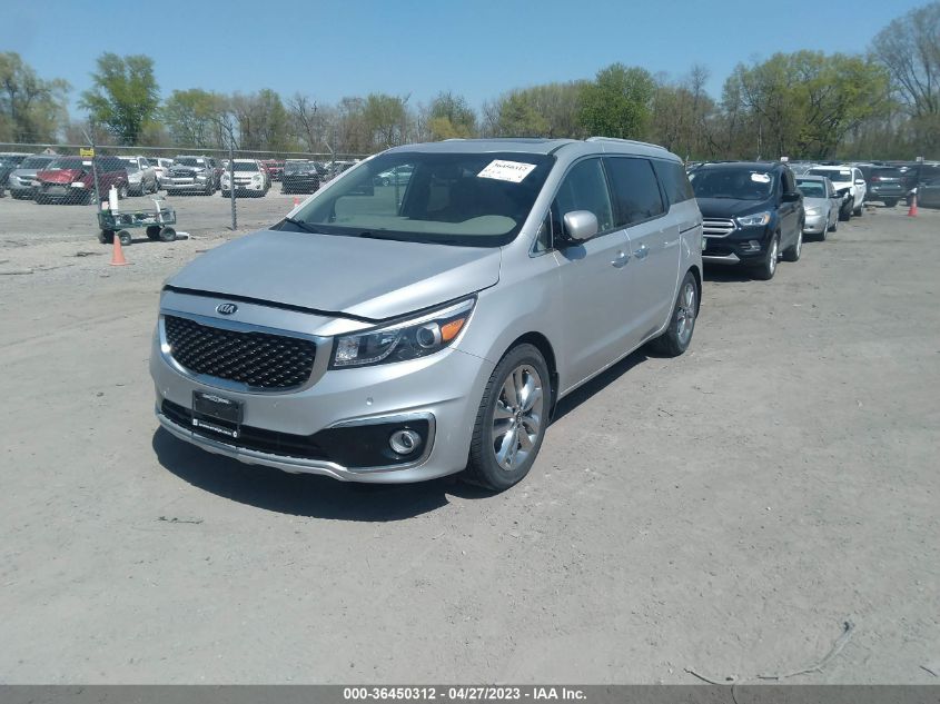 2015 KIA SEDONA SX-L - KNDME5C1XF6042105