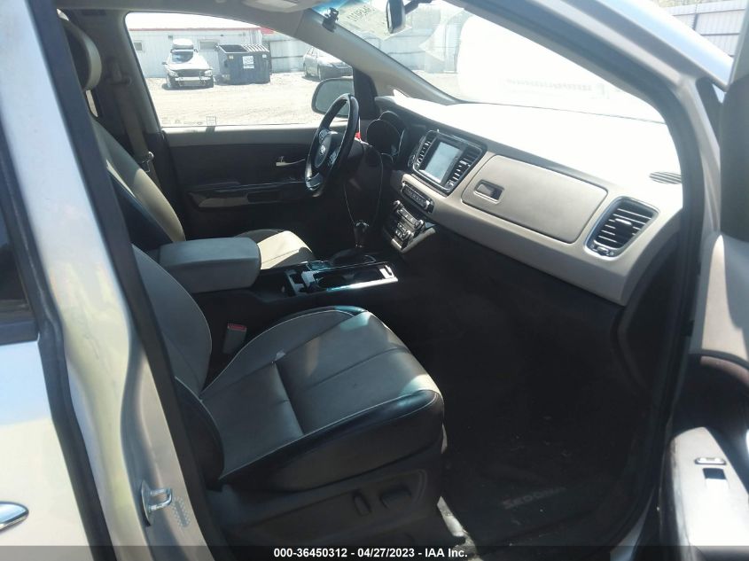 2015 KIA SEDONA SX-L - KNDME5C1XF6042105