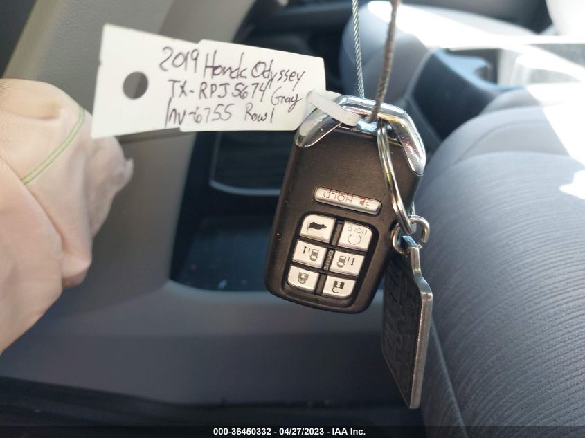 2019 HONDA ODYSSEY EX - 5FNRL6H59KB021466