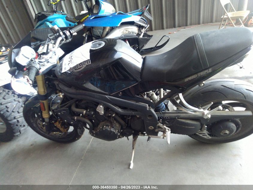 2007 TRIUMPH MOTORCYCLE SPEED TRIPLE SMT500PKX7J285955