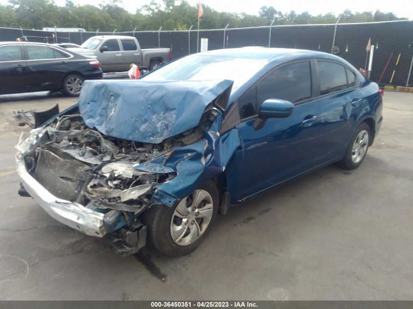 2014 HONDA CIVIC SEDAN LX - 2HGFB2F55EH513445