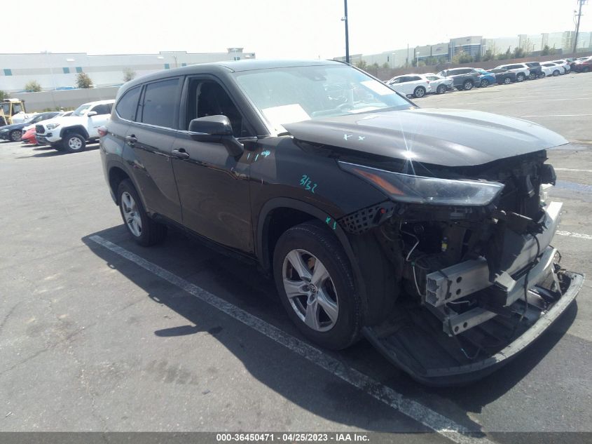 2021 TOYOTA HIGHLANDER L - 5TDCZRAH1MS517306