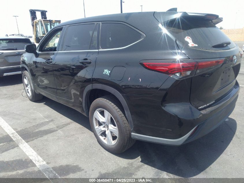 2021 TOYOTA HIGHLANDER L - 5TDCZRAH1MS517306