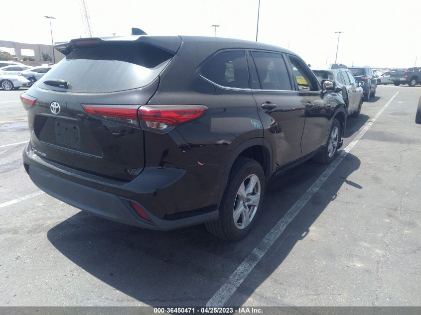2021 TOYOTA HIGHLANDER L - 5TDCZRAH1MS517306