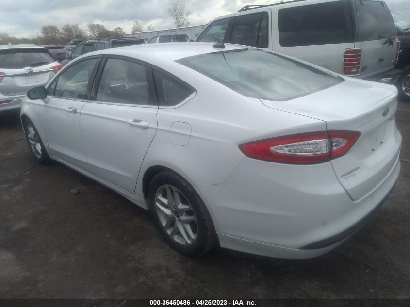 2016 FORD FUSION SE - 3FA6P0H76GR256246