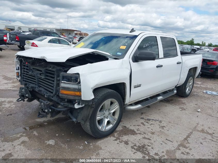 2018 CHEVROLET SILVERADO 1500 CUSTOM - 3GCPCPEC5JG639926