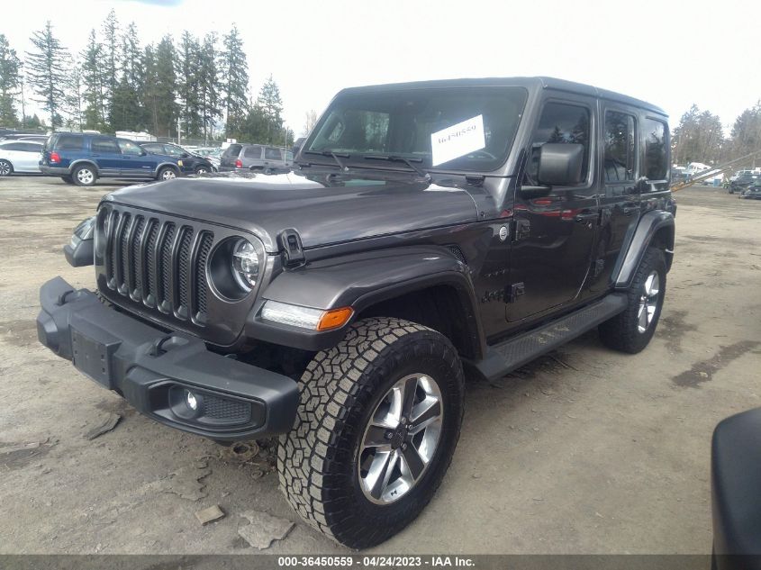 2021 JEEP WRANGLER UNLIMITED SAHARA - 1C4HJXEG9MW566160