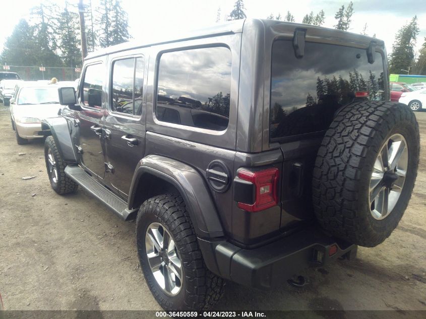 2021 JEEP WRANGLER UNLIMITED SAHARA - 1C4HJXEG9MW566160