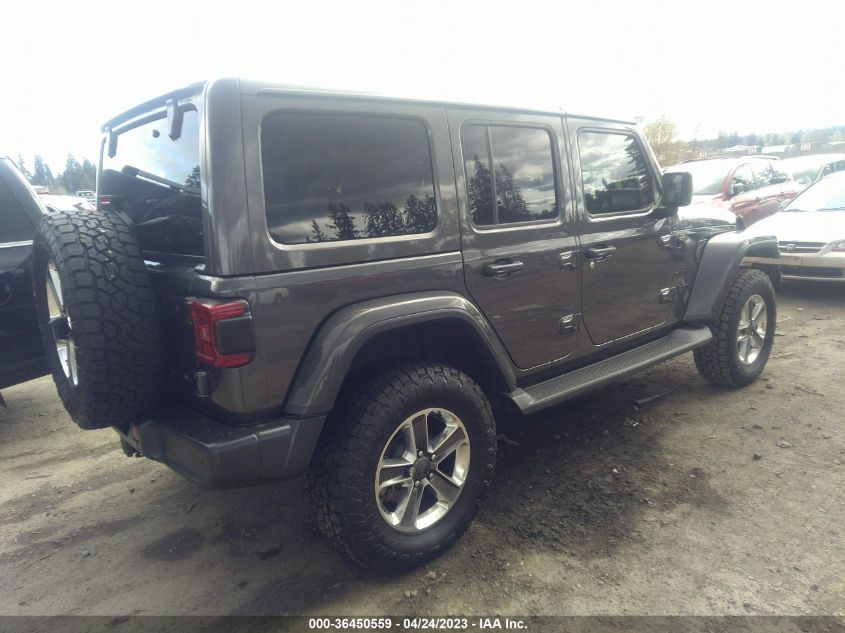 2021 JEEP WRANGLER UNLIMITED SAHARA - 1C4HJXEG9MW566160