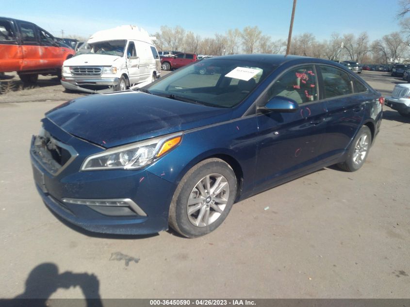 2015 HYUNDAI SONATA 2.4L SE - 5NPE24AF0FH024336