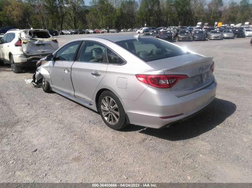 2017 HYUNDAI SONATA SPORT - 5NPE34AF6HH572180