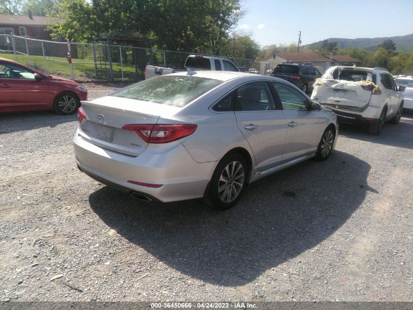 2017 HYUNDAI SONATA SPORT - 5NPE34AF6HH572180