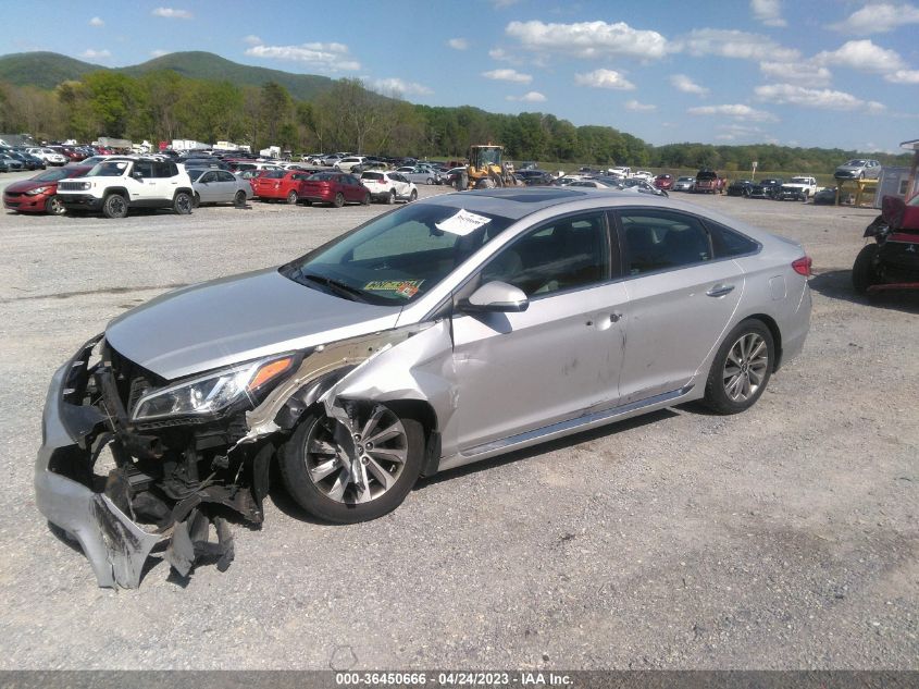 2017 HYUNDAI SONATA SPORT - 5NPE34AF6HH572180