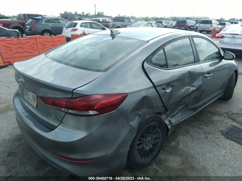 2017 HYUNDAI ELANTRA SE - KMHD74LFXHU101065