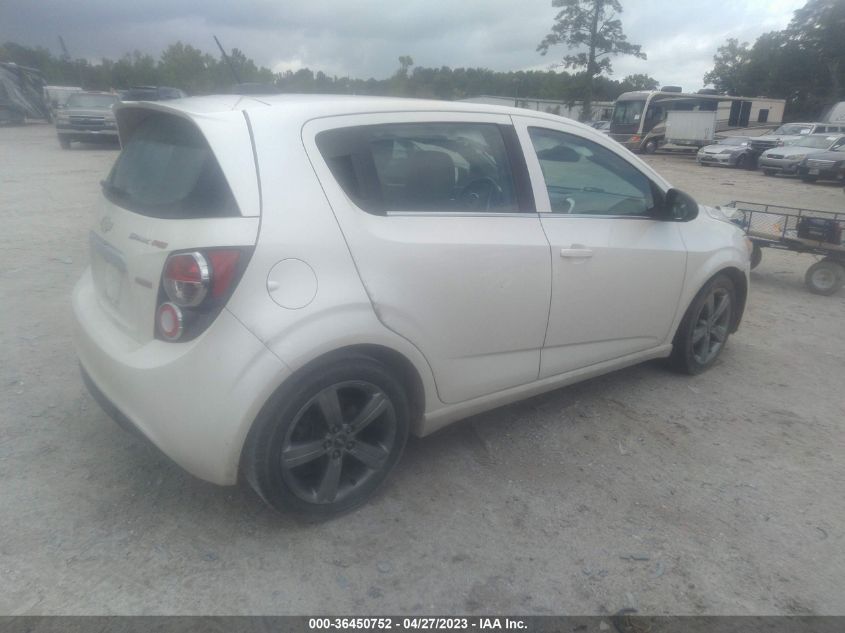 2016 CHEVROLET SONIC RS - 1G1JG6SB5G4134936