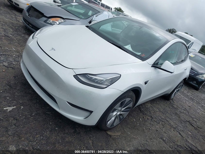VIN 7SAYGDEE3NF434869 2022 TESLA MODEL Y LONG RANGE
