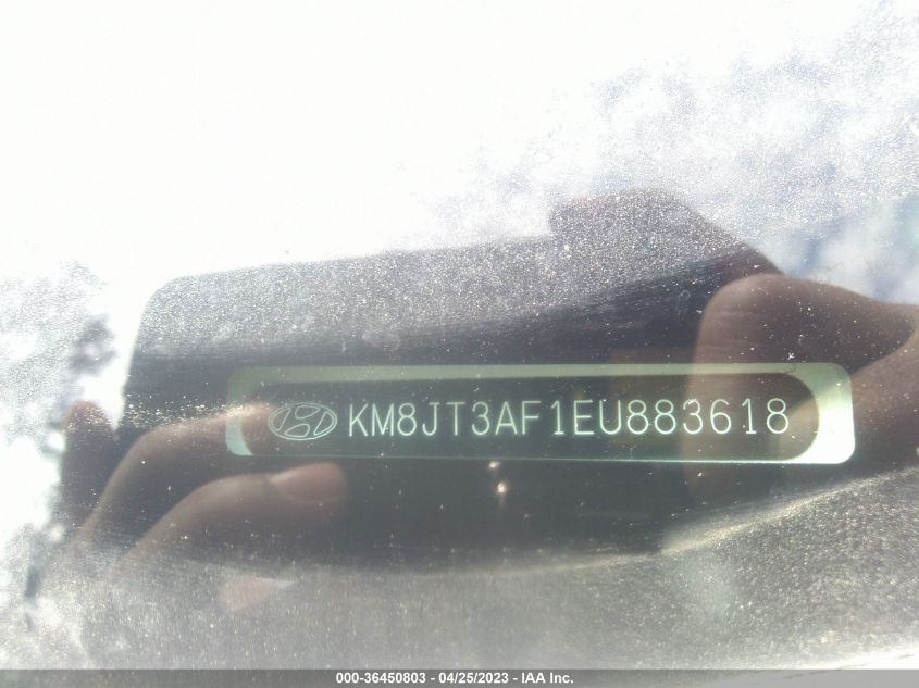 2014 HYUNDAI TUCSON GLS - KM8JT3AF1EU883618