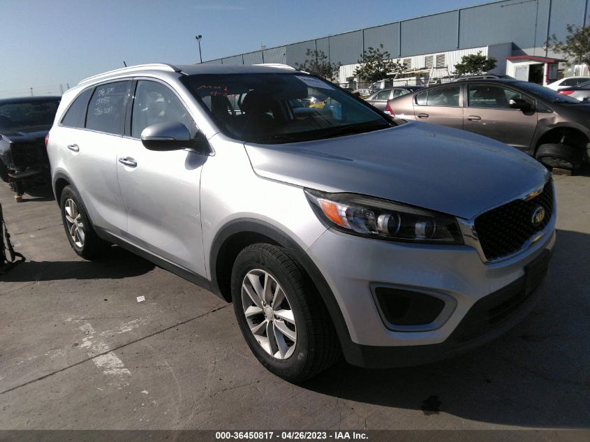 2018 KIA SORENTO LX V6 - 5XYPG4A50JG351286