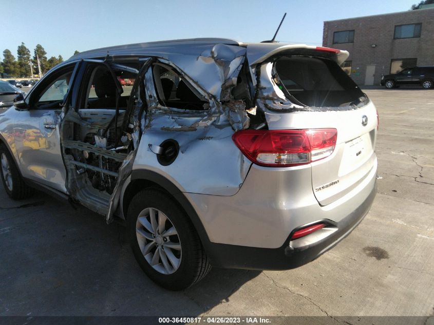 2018 KIA SORENTO LX V6 - 5XYPG4A50JG351286