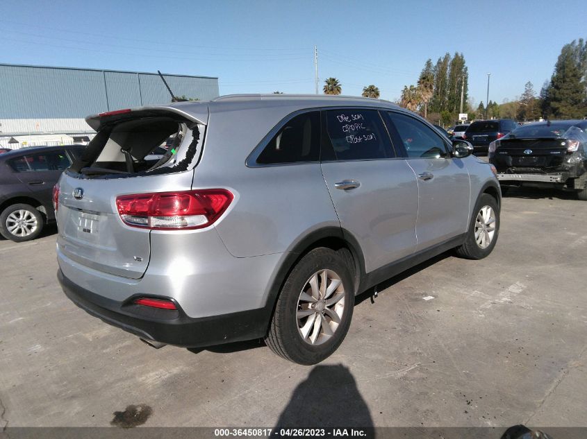 2018 KIA SORENTO LX V6 - 5XYPG4A50JG351286