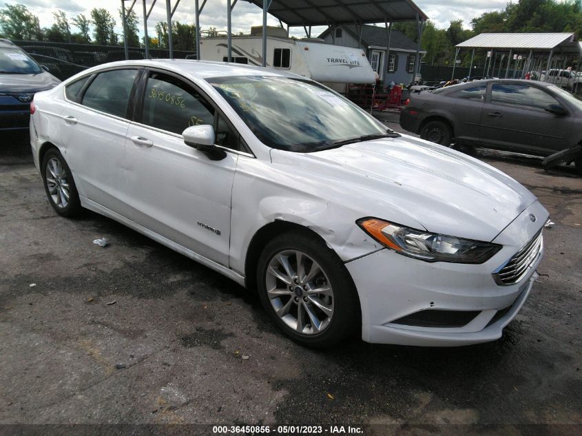 2017 FORD FUSION HYBRID SE - 3FA6P0LU2HR300600