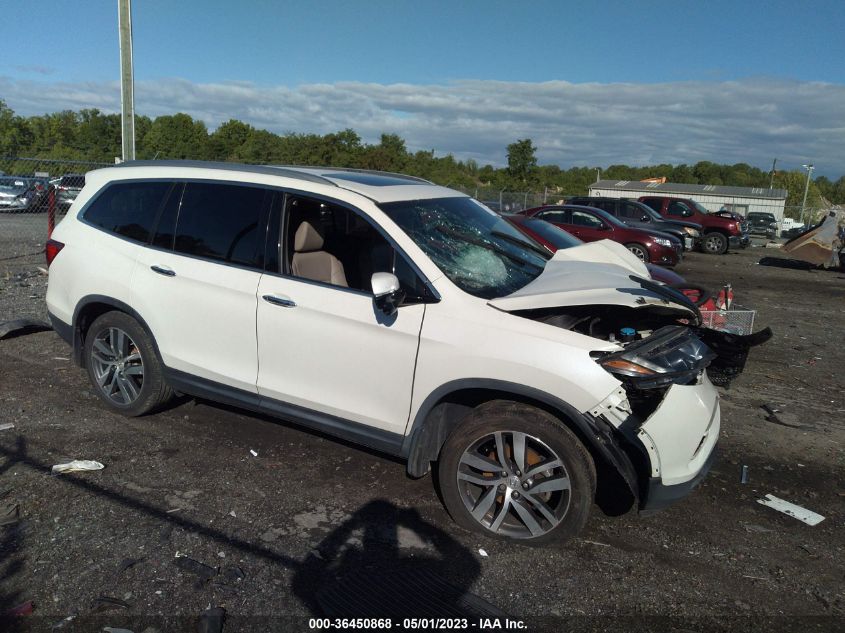 2016 HONDA PILOT TOURING - 5FNYF5H90GB014154