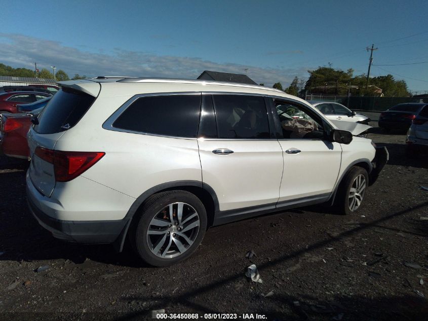 2016 HONDA PILOT TOURING - 5FNYF5H90GB014154