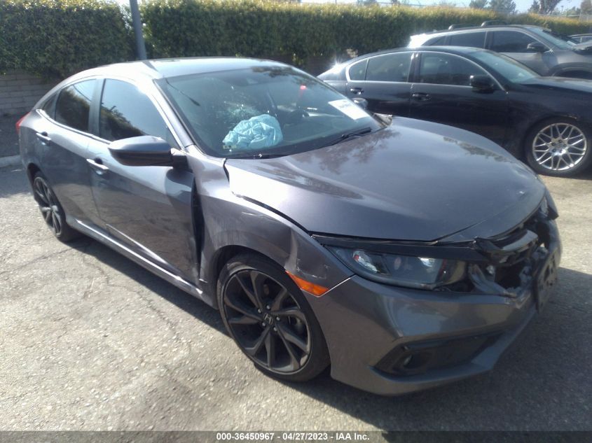 2020 HONDA CIVIC SEDAN SPORT - 19XFC2F83LE214678